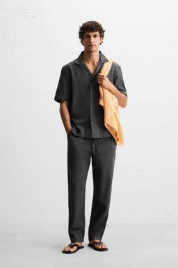 COTTON/LINEN TROUSERS