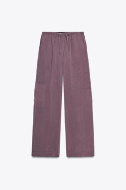 FLOWING CARGO TROUSERS - Zara фото 12