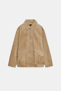 SUEDE LEATHER JACKET - Zara фото 13