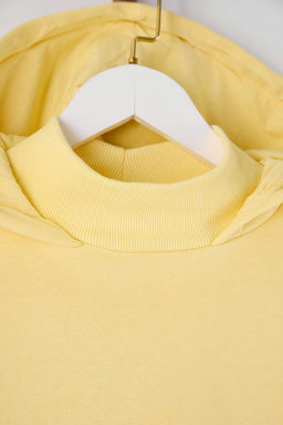 Antrasit Oversize/Genis Kal?p Kal?n Ici Polarl? Orme Sweatshirt TWOAW26SW00115 - Trendyolmilla фото 9