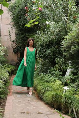 Платье Мальдивы для пляжа и фотосъёмки в зелёном цвете - Martichelli фото 4