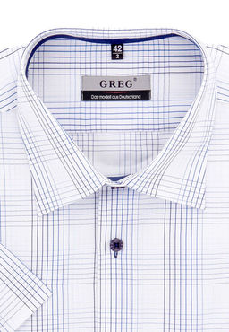 Сорочка мужская короткий рукав GREG Gb125/309/641/ZV/1
