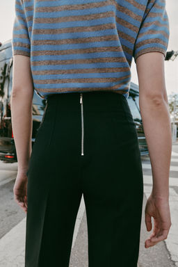 HIGH-WAIST TROUSERS - Zara фото 13