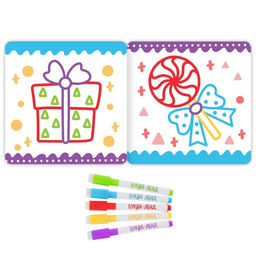 Многоразовая раскраска Дед Мороз. Для самых маленьких, 5 маркеров - Буква-ленд фото 3