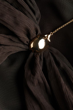 Vestido cut-out con detalle efecto capa - H&m фото 3