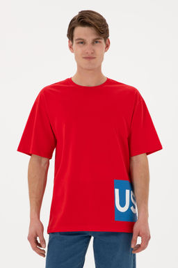 Erkek Bisiklet Yaka K_rm_z_ Ti__rt Sepette S_rpriz _ndirim