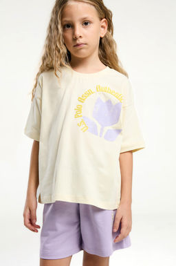 K_z _ocuk Sar_ _ortlu Pijama Tak_m_ Sepette S_rpriz _ndirim - U.s. polo assn фото 7