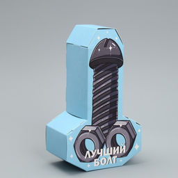 Коробка сборная формовая Лучший болт, 12 х 21х 7 см