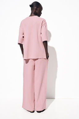 WASHED EFFECT INTERLOCK T-SHIRT - Zara фото 17