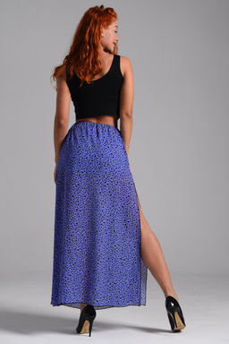 Юбка Натали 7441 шифон макси фото 3