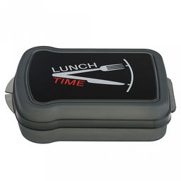 Контейнер для бутербродов (сендвич) пластмассовый 17х13х4,2см, черный, с декором (Россия) - Домашняя мода фото 4