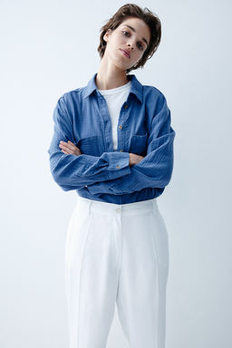 Camisa de algodon - H&m фото 4