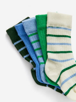 Calcetines de punto de canal? para beb?, 5 pares