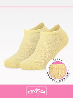 (Omsa) Calzino 21C01 супер укороченный lemon