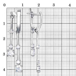 СЕРЬГИ 33813904Д - Красная пресня фото 3