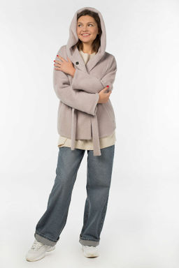 Пальто женское демисезонное (пояс)