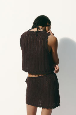 Top de playa efecto crochet - H&m фото 4