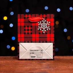 Цена за 12 шт. Пакет ламинированный Красный квардрат 11,5 х 14,5 х 6 см - Simaland фото 6