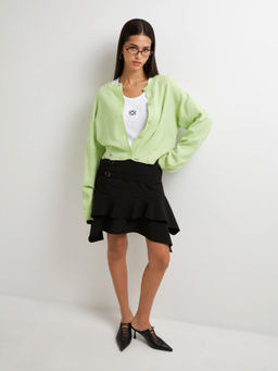 10200370032 Жакет жен. Lata салатовый