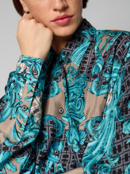 Блузка женская 12411-33079 multicolor - Eleganzza фото 4