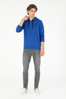 Erkek Saks Basic Sweatshirt
