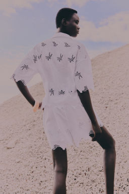Camisa con bordado ingl?s - H&m фото 4