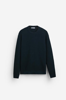 BASIC TEXTURED SWEATER - Zara фото 8