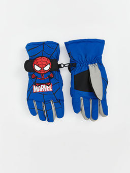 Spider-Man Bask?l? Erkek ?ocuk Kar Eldiveni