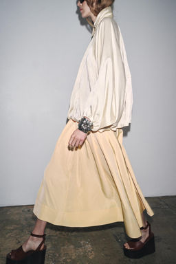 ZW COLLECTION MIDI SKIRT - Zara фото 18