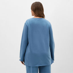Свитшот женский MIST Cozy style, синий, размер 54