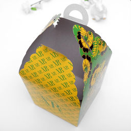 Цена за 5 шт. Пасхальная коробочка ХВ, зеленая хохлома, 17 х 17 х 26 см - UPAK LAND фото 4