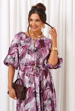 Платье Beautiful Free 6412 бордовый