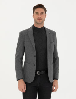 F_me Slim Fit Y_n Kar___ml_ Ceket