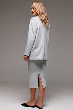 Костюм GO F7065/50-04.170-176 серый меланж