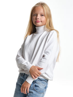 Джемпер (водолазка) 33-12240 бежевый - Mini maxi фото 12