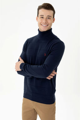 U. S. Polo Assn Мужской темно-синий свитер - U.s. polo assn фото 10