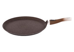 ЛА_АП_MARBLE (кофейный) Сковорода-лавашница 350мм, со съемн.руч арт. слмк352а