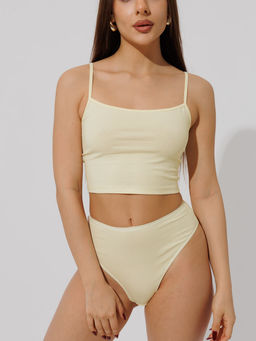 Трусы женские слипы с высокой посадкой Lingeamo кремовые ЛС-14 (131) фото 5