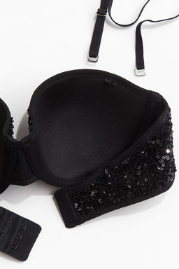 Sujetador balconette con lentejuelas - H&m фото 7