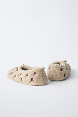 ZAPATILLA FLORES / Beige - Zara фото 4