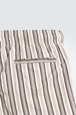STRIPED MID-LENGTH SWIMMING TRUNKS - Zara фото 4