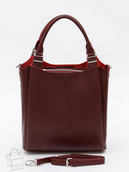 Сумка женская кожаная 1013M wine red Polina&Eiterou  в Новосибирске