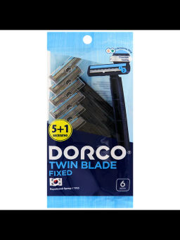 DORCO TD-705 однораз.станок (5+1 шт. в подарок) фиксир.головка с 2лезвиями (Ю.Корея)