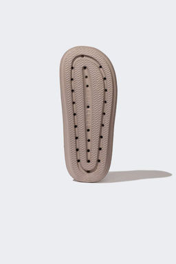 Мужские тапочки Eva с двойной полоской на высокой подошве - Defacto фото 4