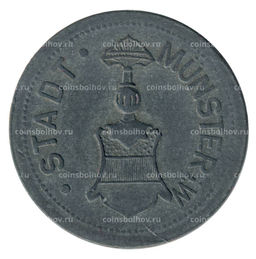 Монета 25 пфеннигов 1917 года Германия  Нотгельд (Мюнстер)