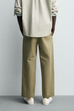 PANTAL?N CHINO STRAIGHT FIT / Verdoso - Zara фото 3