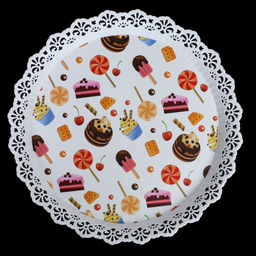 Поднос круглый 30x2,5 см / JCA168 /уп 120/ - Галеонтрейд фото 4