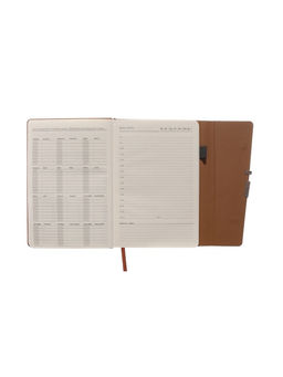 Ежедневник недатированный формат А5, с клапаном, 96 листов, линия, пвх, серый - Simaland фото 9