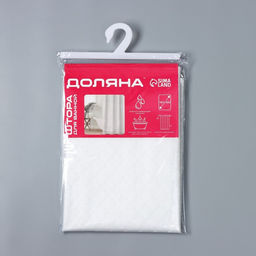 Штора для ванной Доляна «Горошек», 180×180 см, EVA, белая