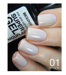 RELOUIS Лак для ногтей Super Gel Camouflage тон 01 milk  фото 2